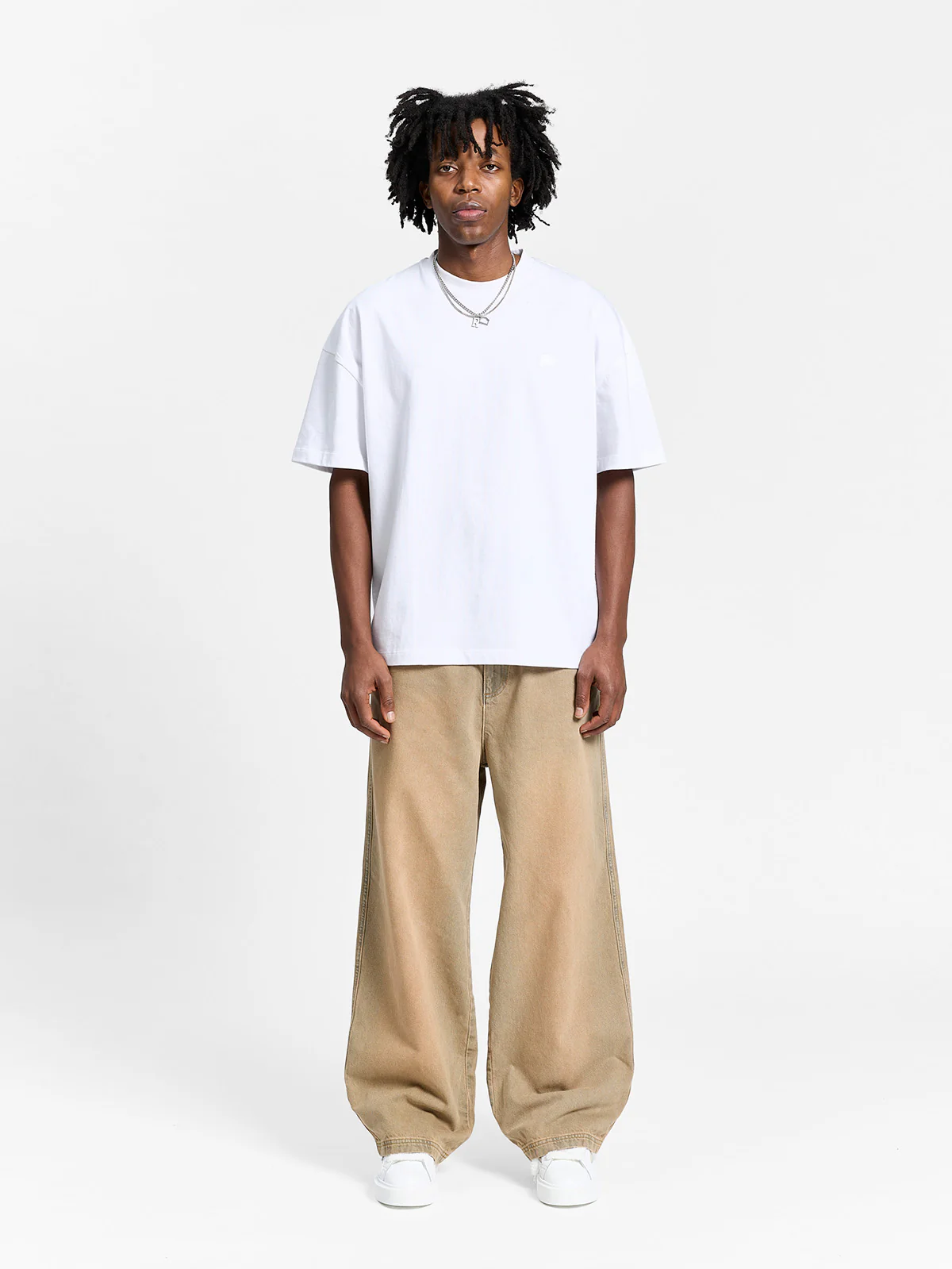 ESSENTIAL BAGGY DENIM - SAND WASH - Image 6