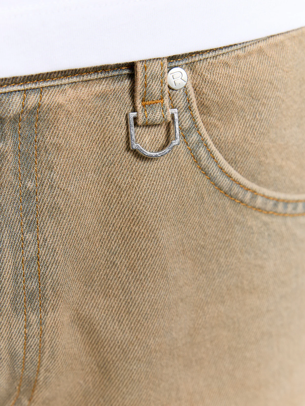 ESSENTIAL BAGGY DENIM - SAND WASH - Image 7