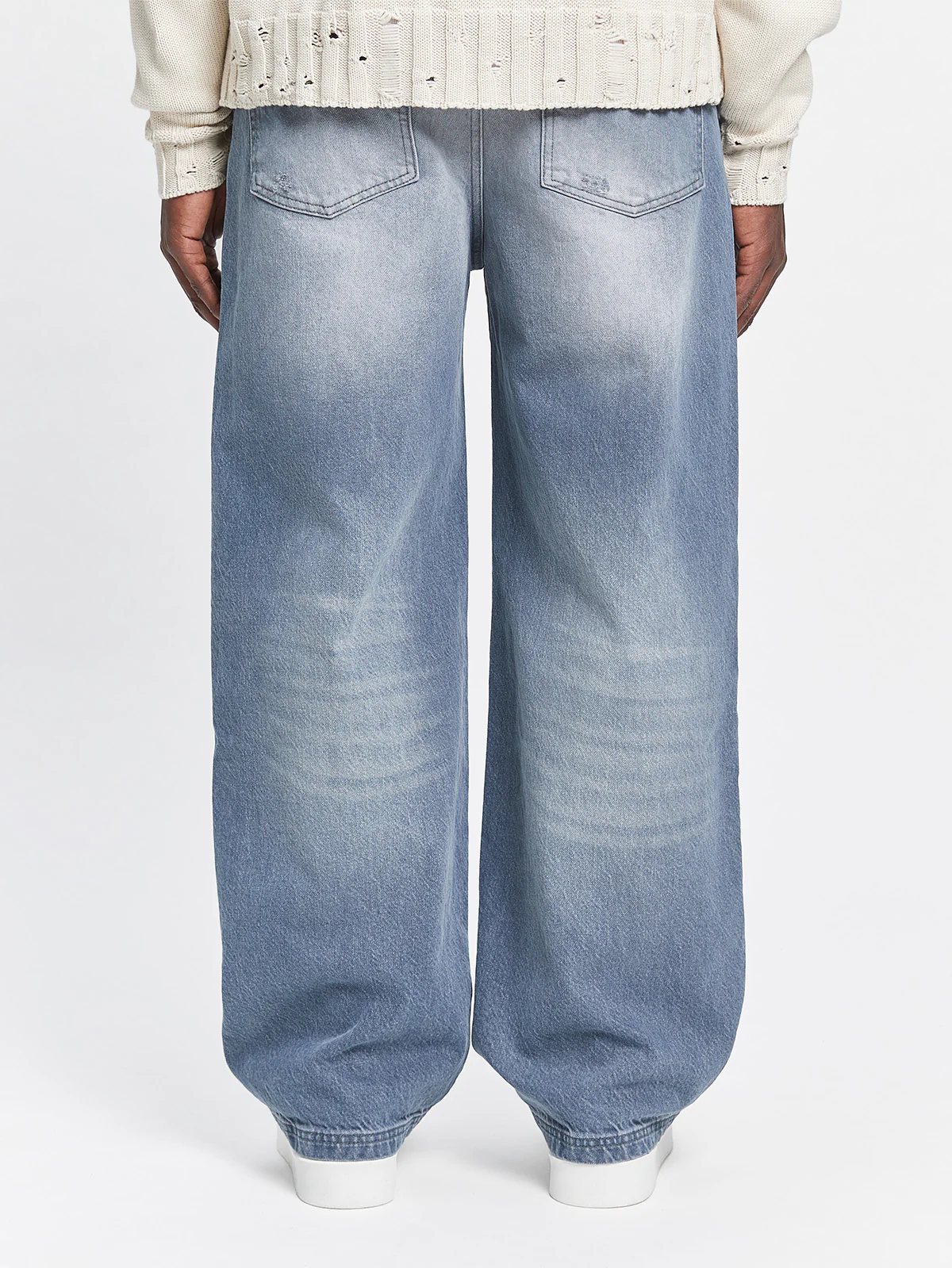 ESSENTIAL BAGGY DENIM - STONE BLUE - Image 5