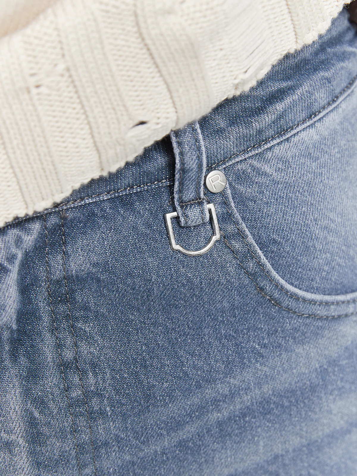 ESSENTIAL BAGGY DENIM - STONE BLUE - Image 8