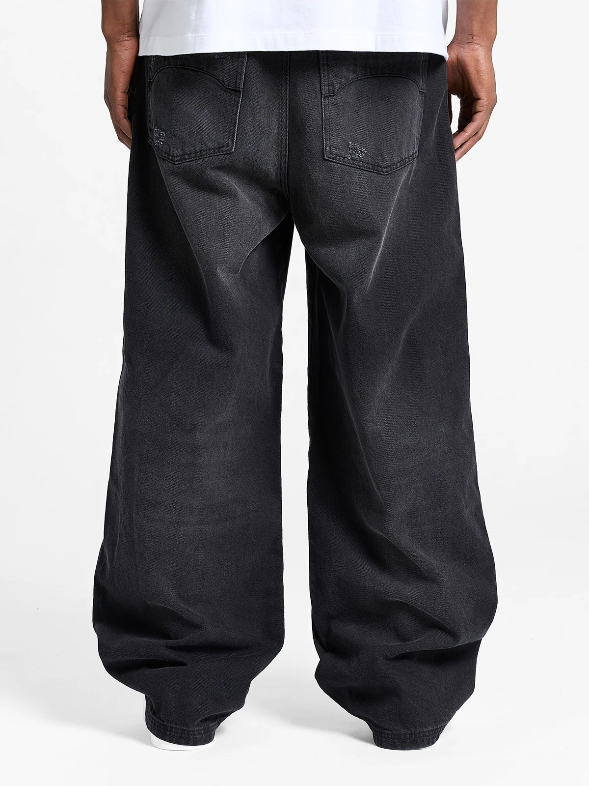 ESSENTIAL BAGGY DENIM - WASHED BLACK - Image 5