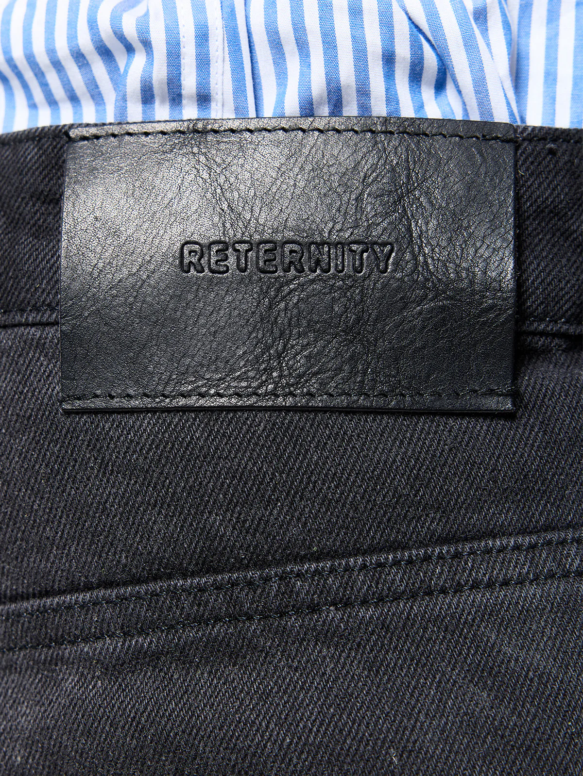 ESSENTIAL BAGGY DENIM - WASHED BLACK - Image 7