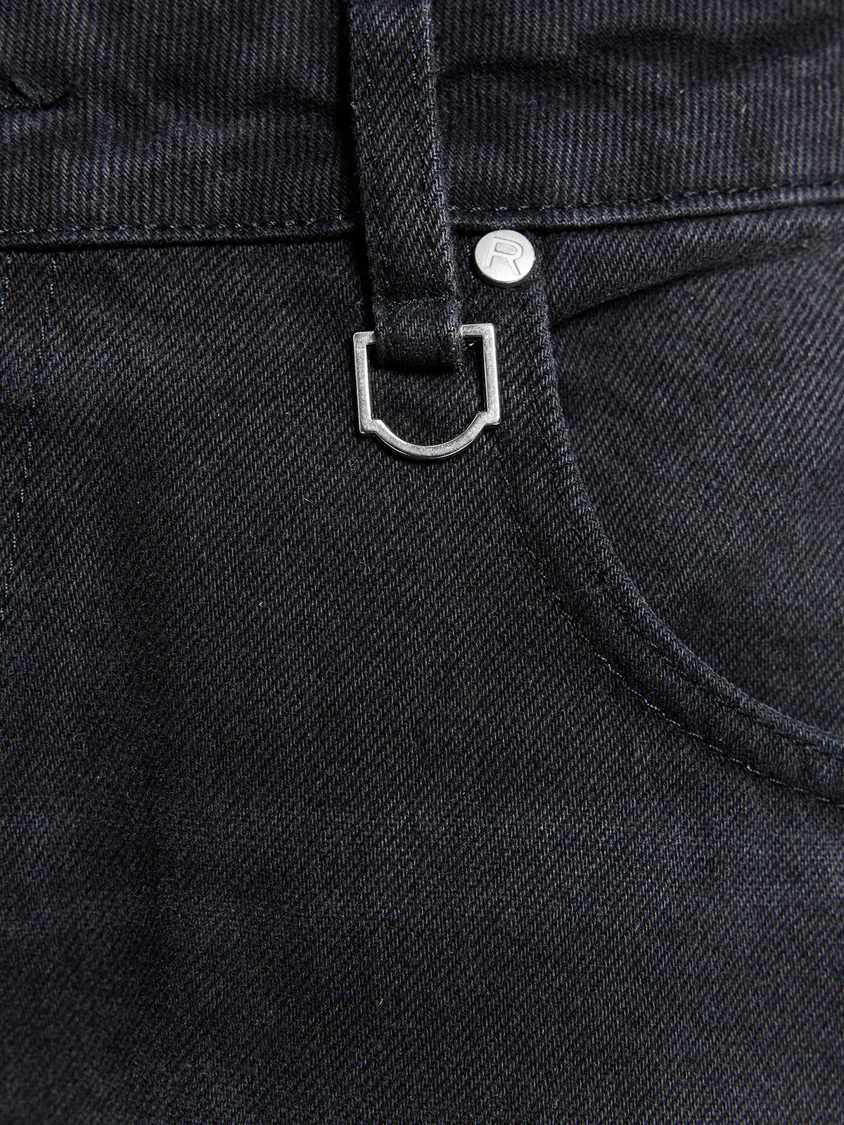 ESSENTIAL BAGGY DENIM - WASHED BLACK - Image 8