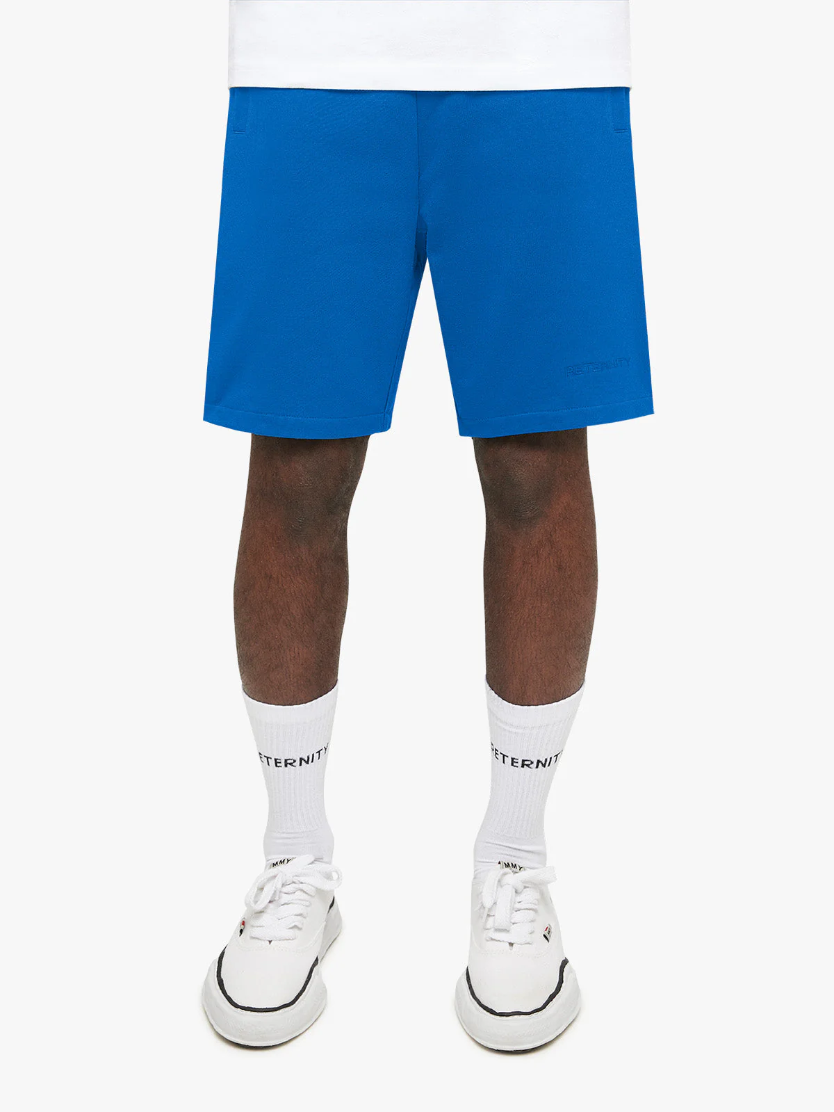 ESSENTIAL COTTON SHORTS - BLUE - Image 2