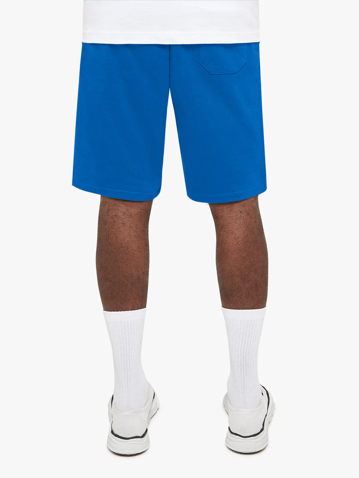 ESSENTIAL COTTON SHORTS - BLUE - Image 5