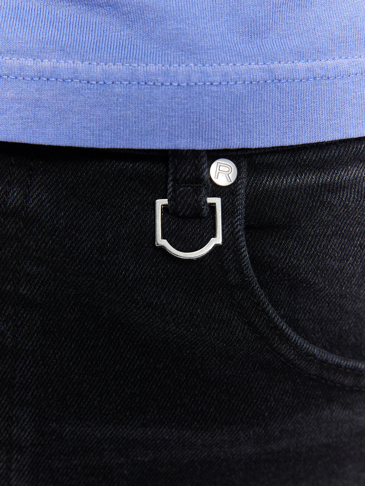 ESSENTIAL DENIM CARGO - WASHED BLACK - Image 9