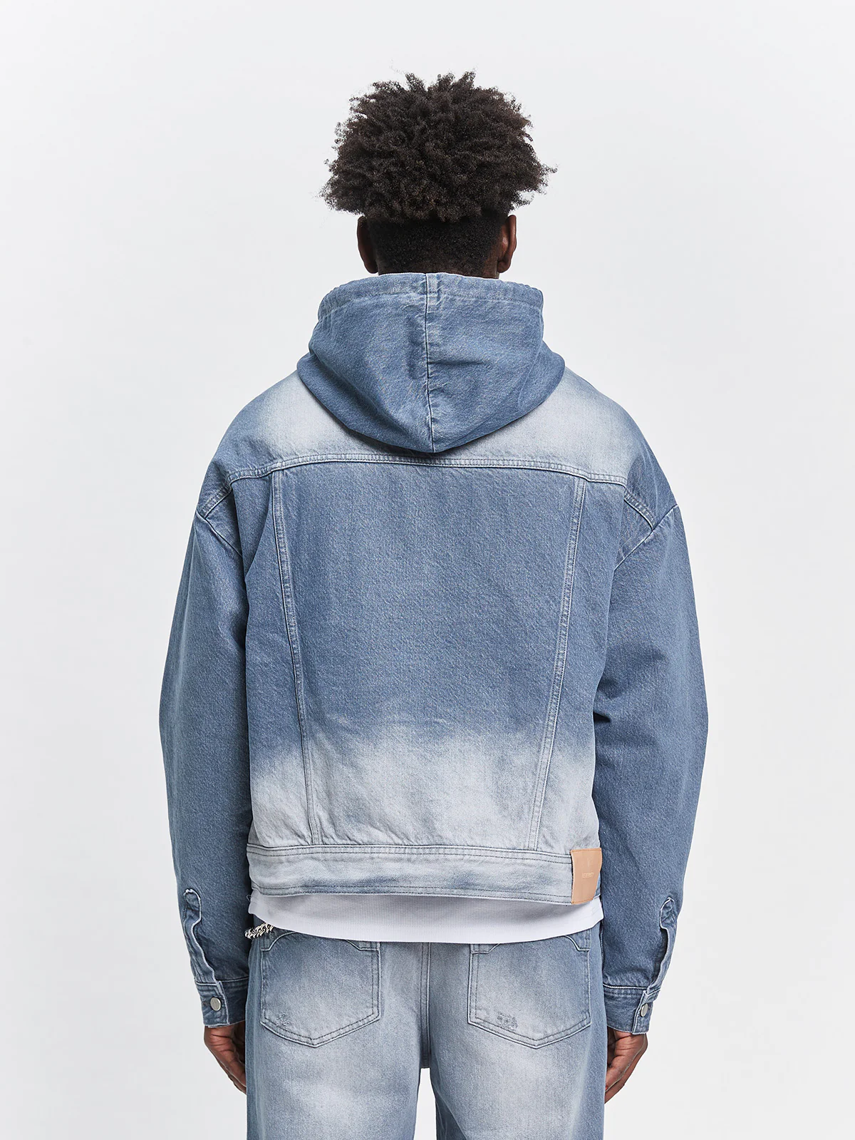 ESSENTIAL DENIM JACKET - STONE BLUE - Image 6