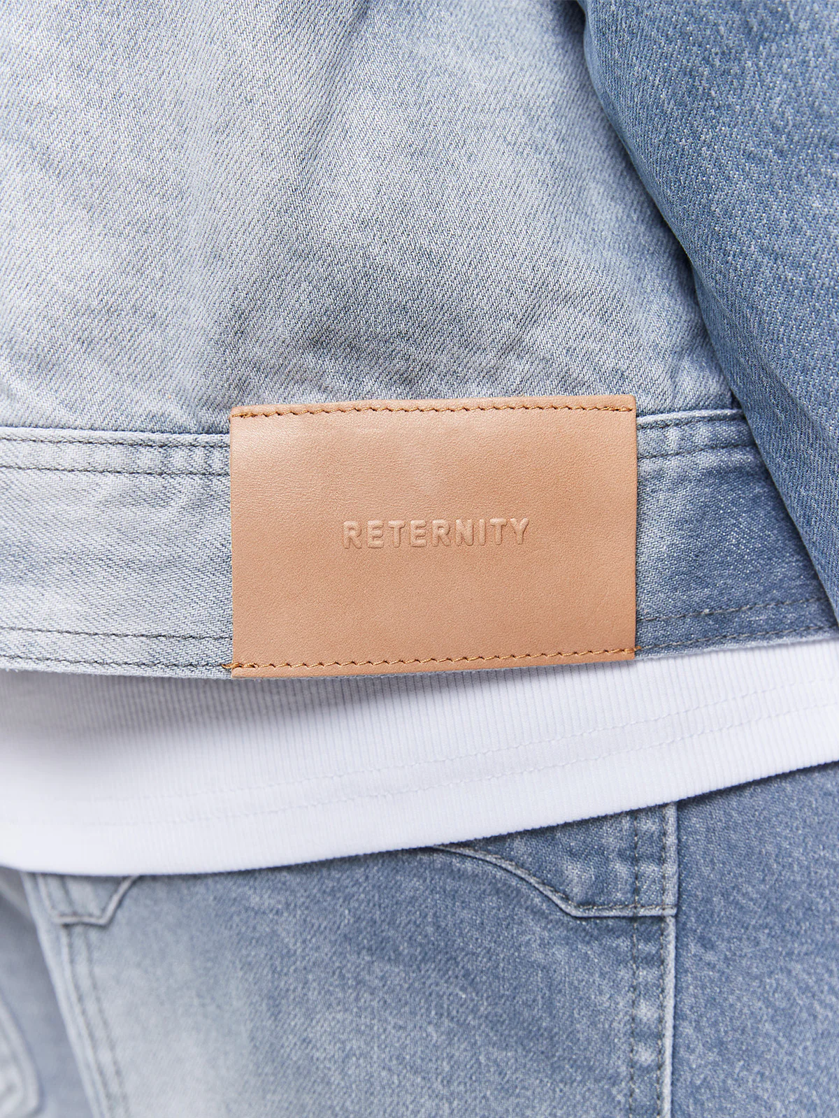 ESSENTIAL DENIM JACKET - STONE BLUE - Image 8