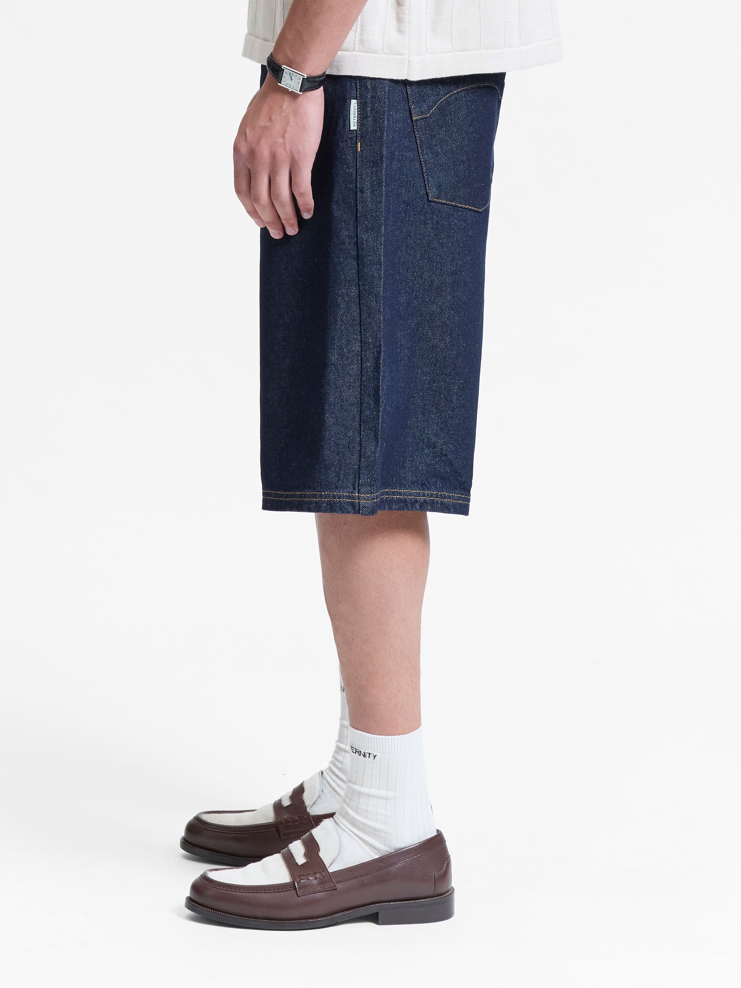 ESSENTIAL JORTS - RAW INDIGO - Image 4