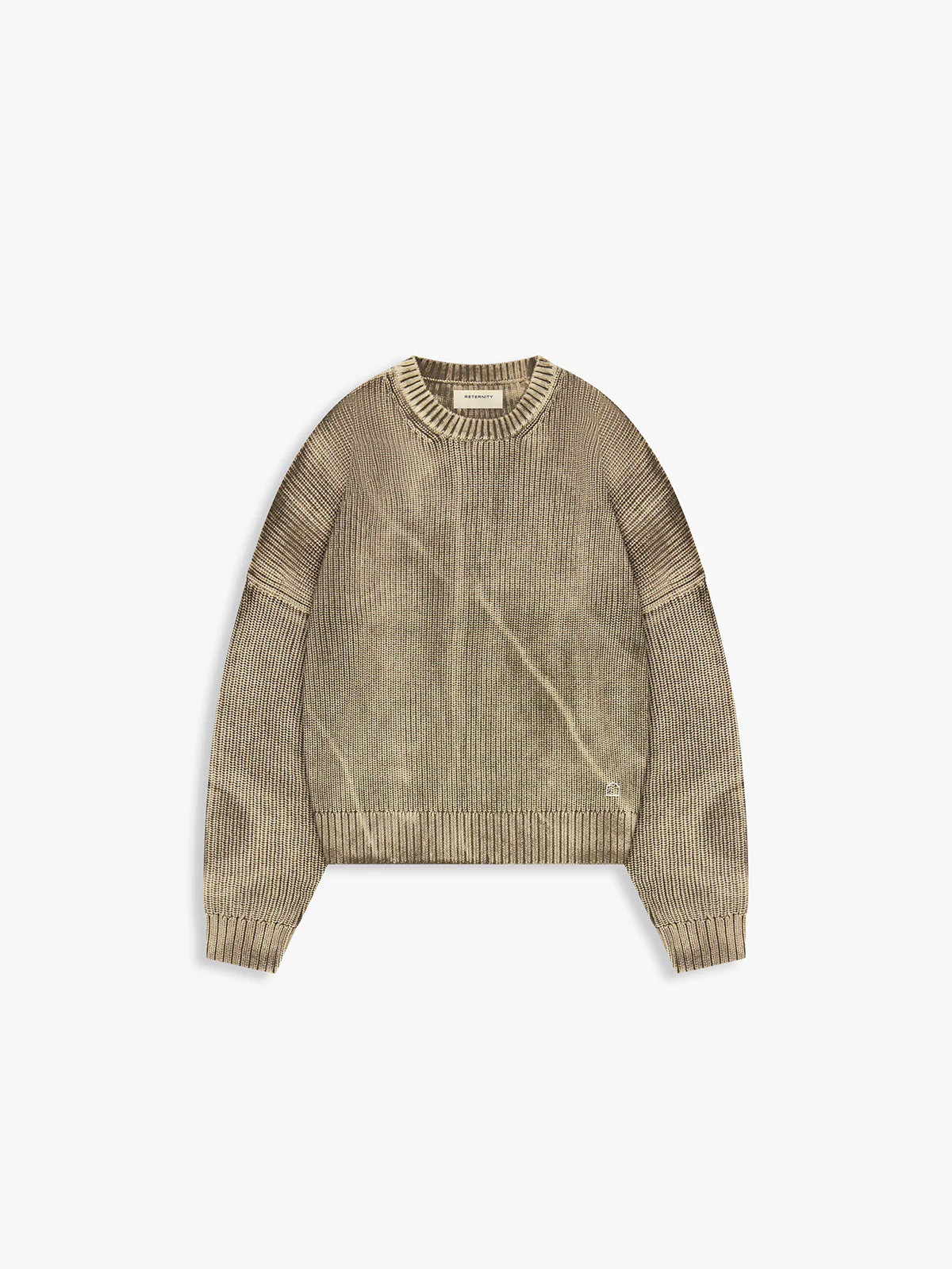 ESSENTIAL KNIT SWEATER - ACID BROWN