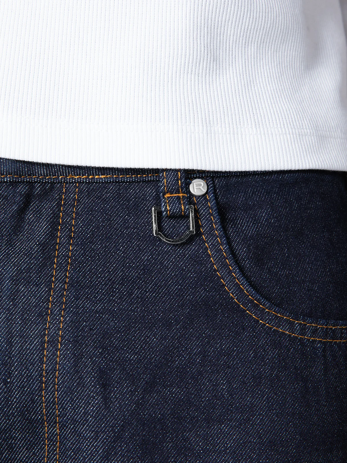 ESSENTIAL STRAIGHT FIT DENIM - RAW INDIGO - Image 7