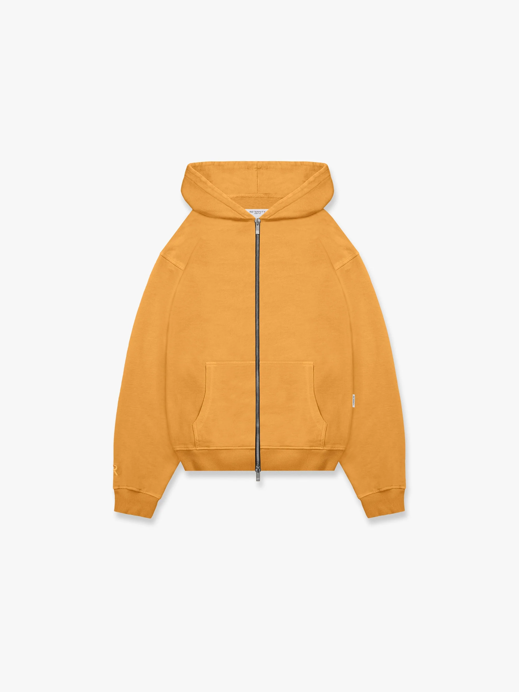 ESSENTIAL ZIP HOODIE - WASHED ORANGE