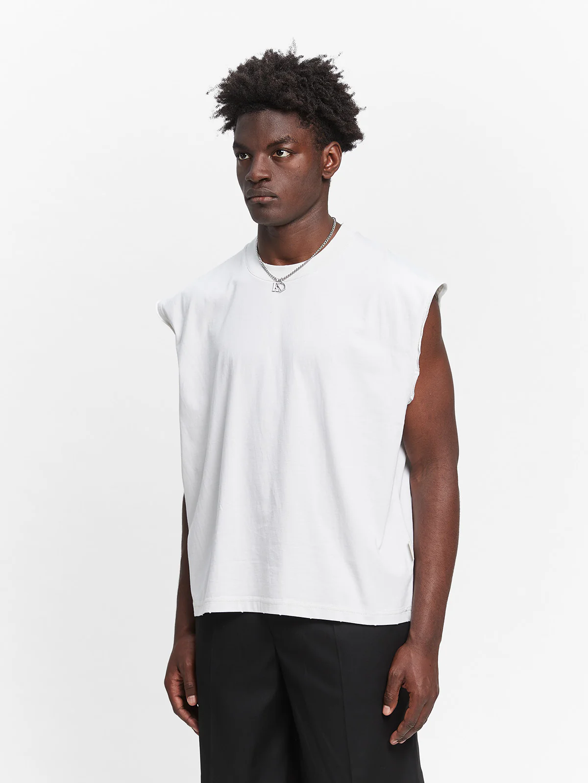 ÉVÉNIE BAND TANKTOP -  VINTAGE WHITE - Image 3