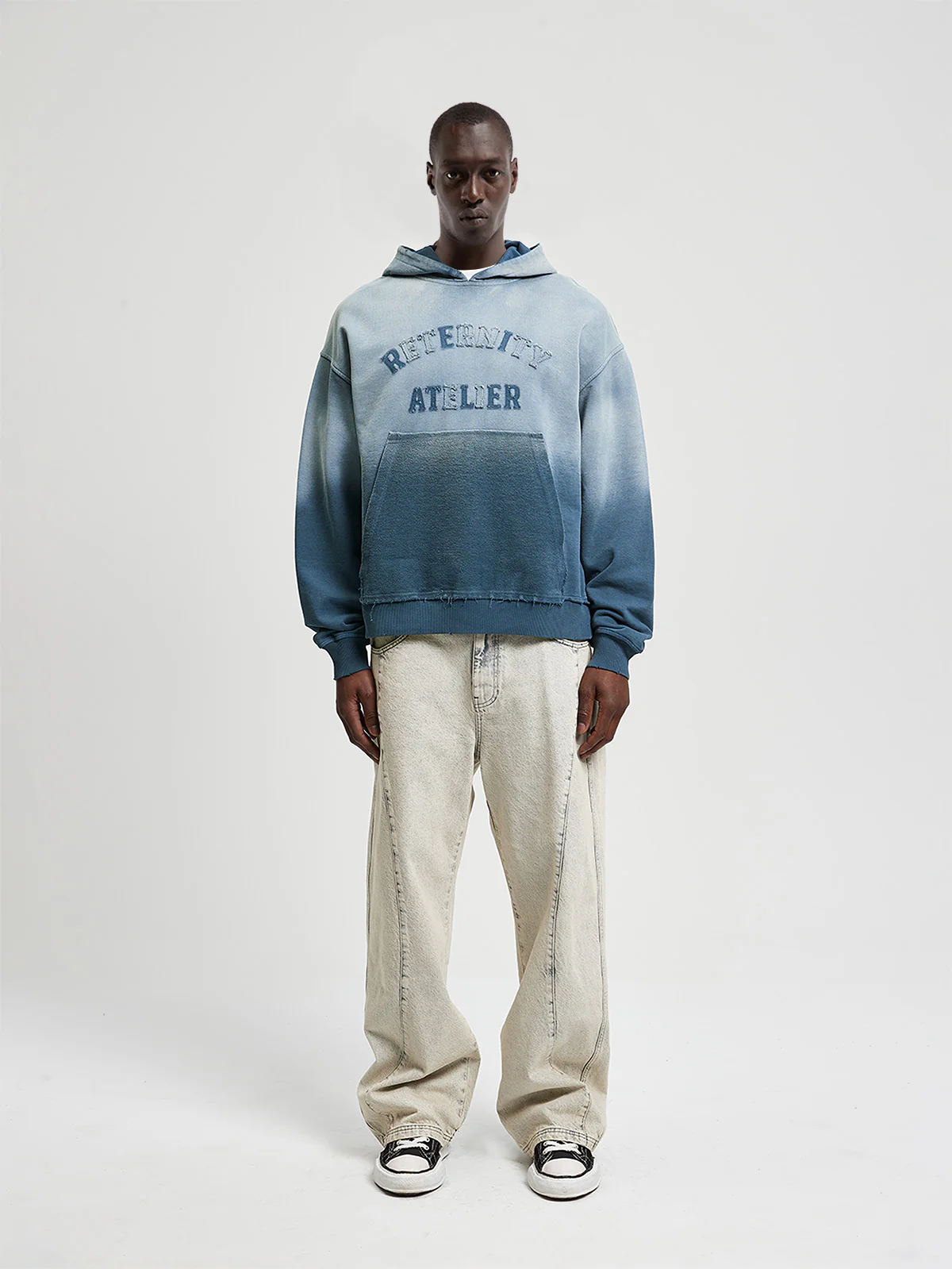 ÉVÉNIE HOODIE - FADED DARKLBUE - Image 6
