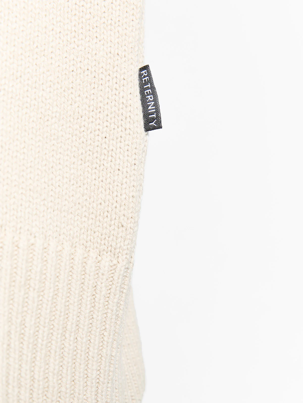 ÉVÉNIE LOGO KNIT SWEATER - CREAM - Image 8
