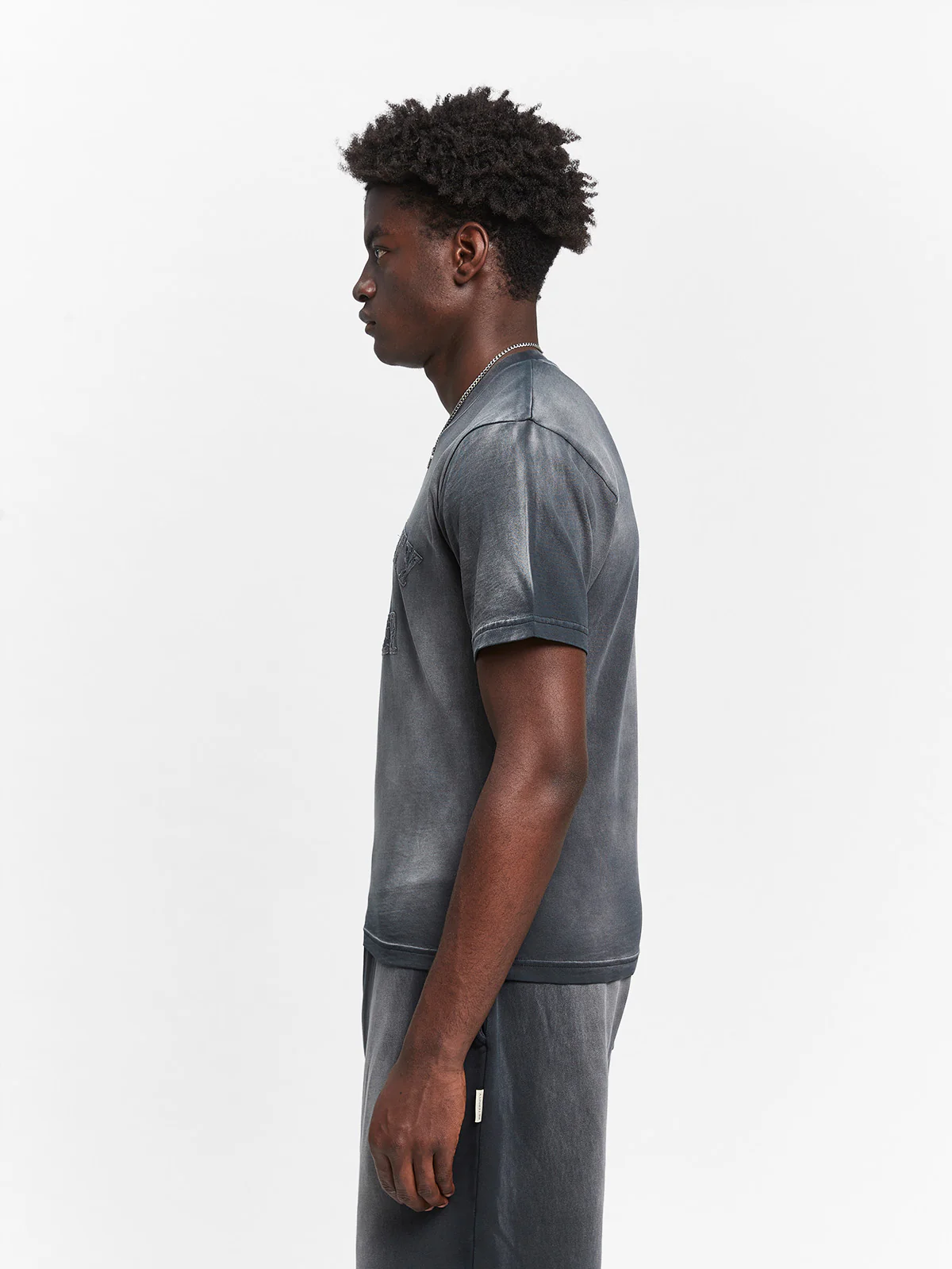 ÉVÉNIE SLIM FIT T-SHIRT - WASHED BLACK - Image 4
