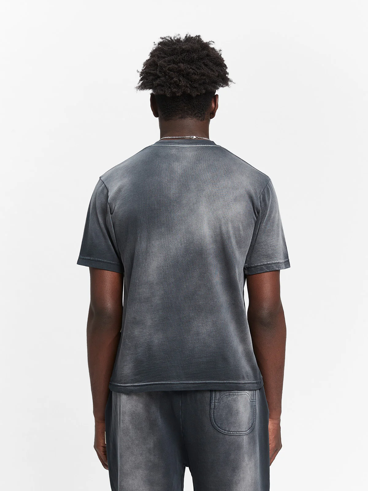 ÉVÉNIE SLIM FIT T-SHIRT - WASHED BLACK - Image 5