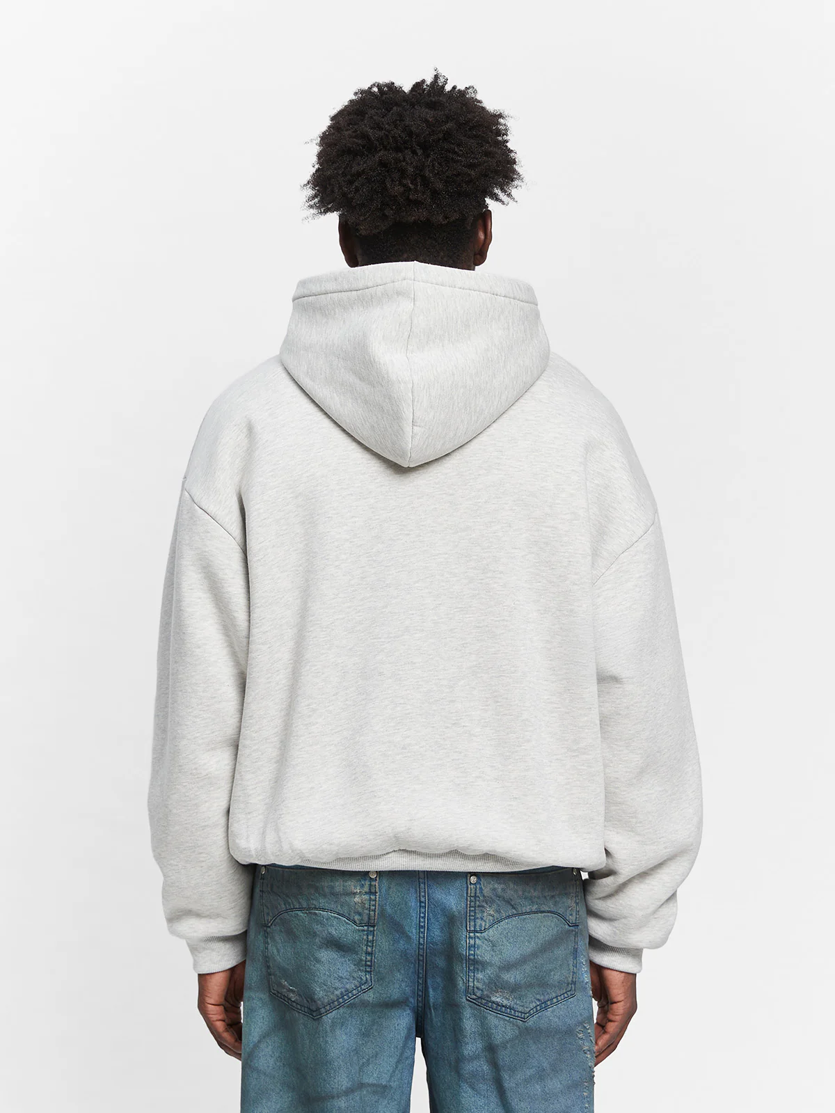 ÉVO HOODIE - MELANGE GREY - Image 5