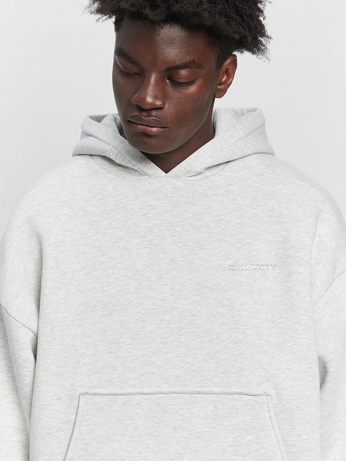 ÉVO HOODIE - MELANGE GREY - Image 7