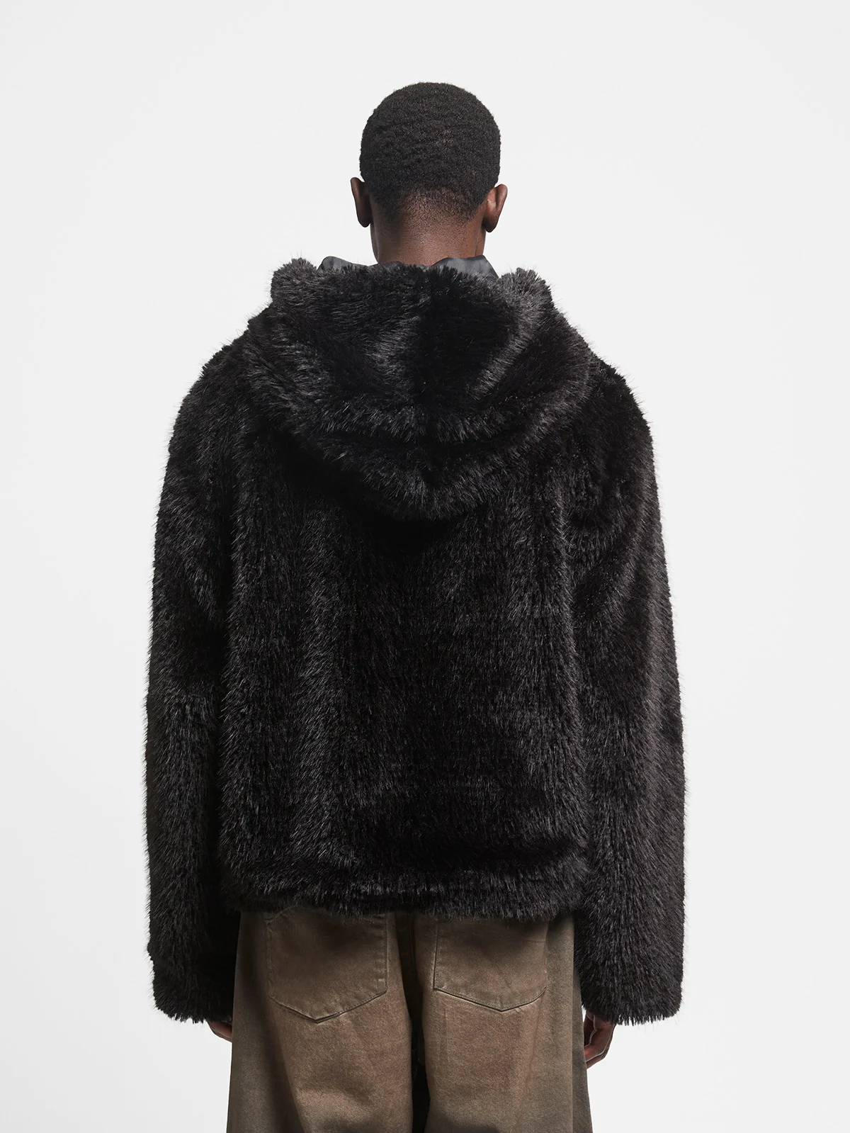 NOIR FUR JACKET - BLACK - Image 5