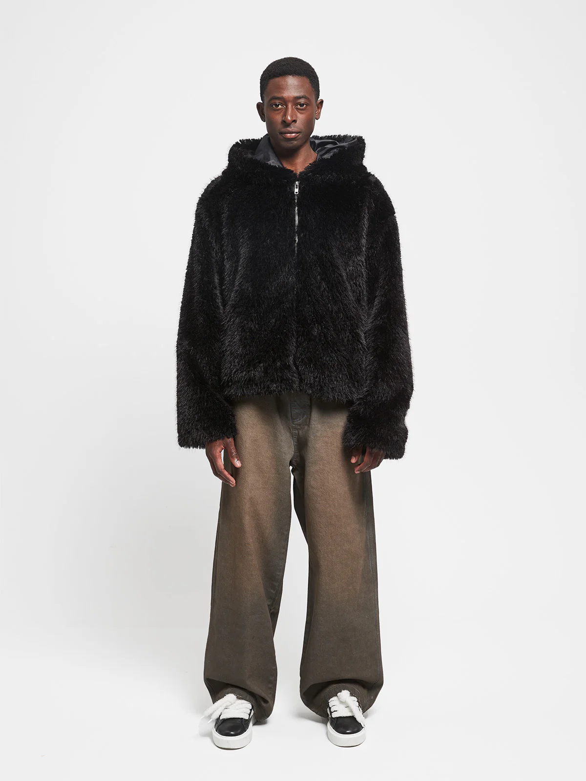 NOIR FUR JACKET - BLACK - Image 6