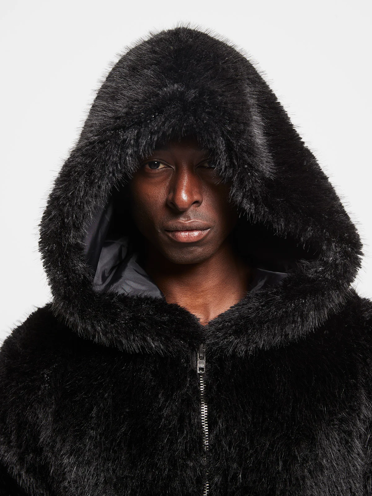 NOIR FUR JACKET - BLACK - Image 8