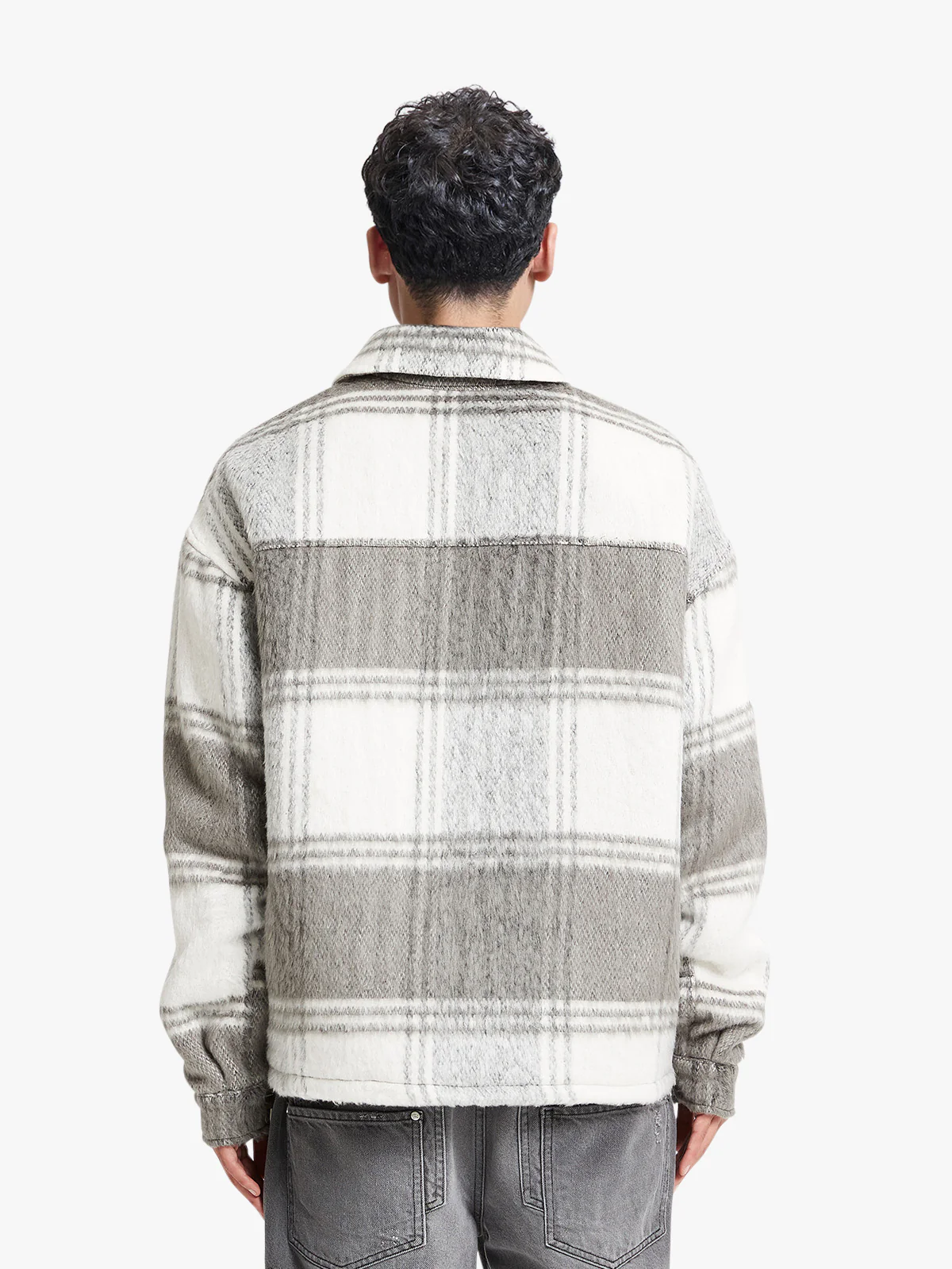 FLANNEL - GREY/WHITE - Image 5