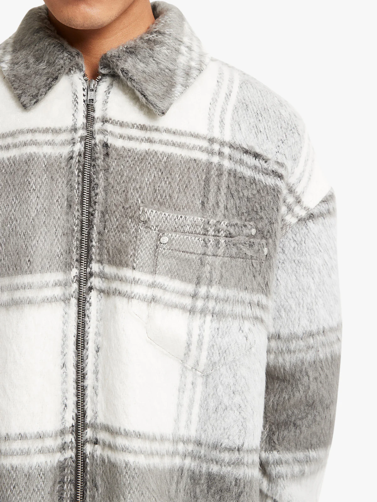 FLANNEL - GREY/WHITE - Image 7