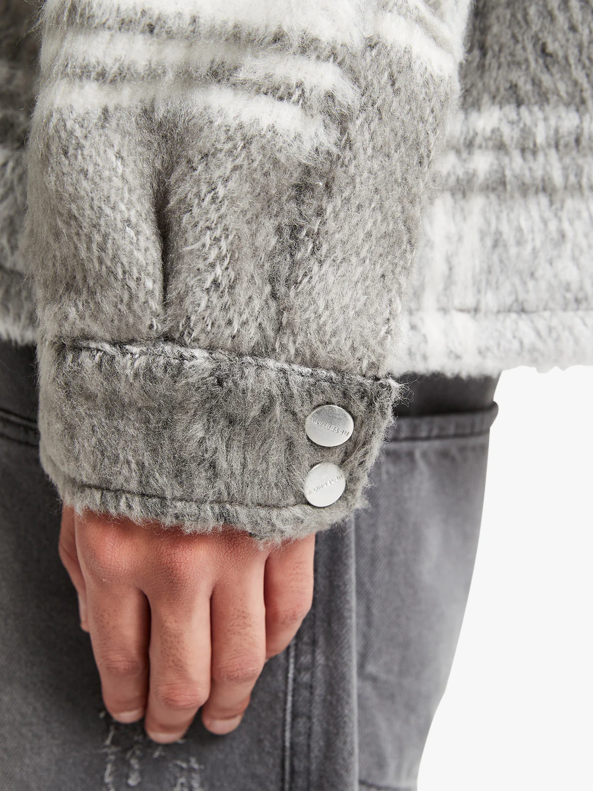 FLANNEL - GREY/WHITE - Image 8