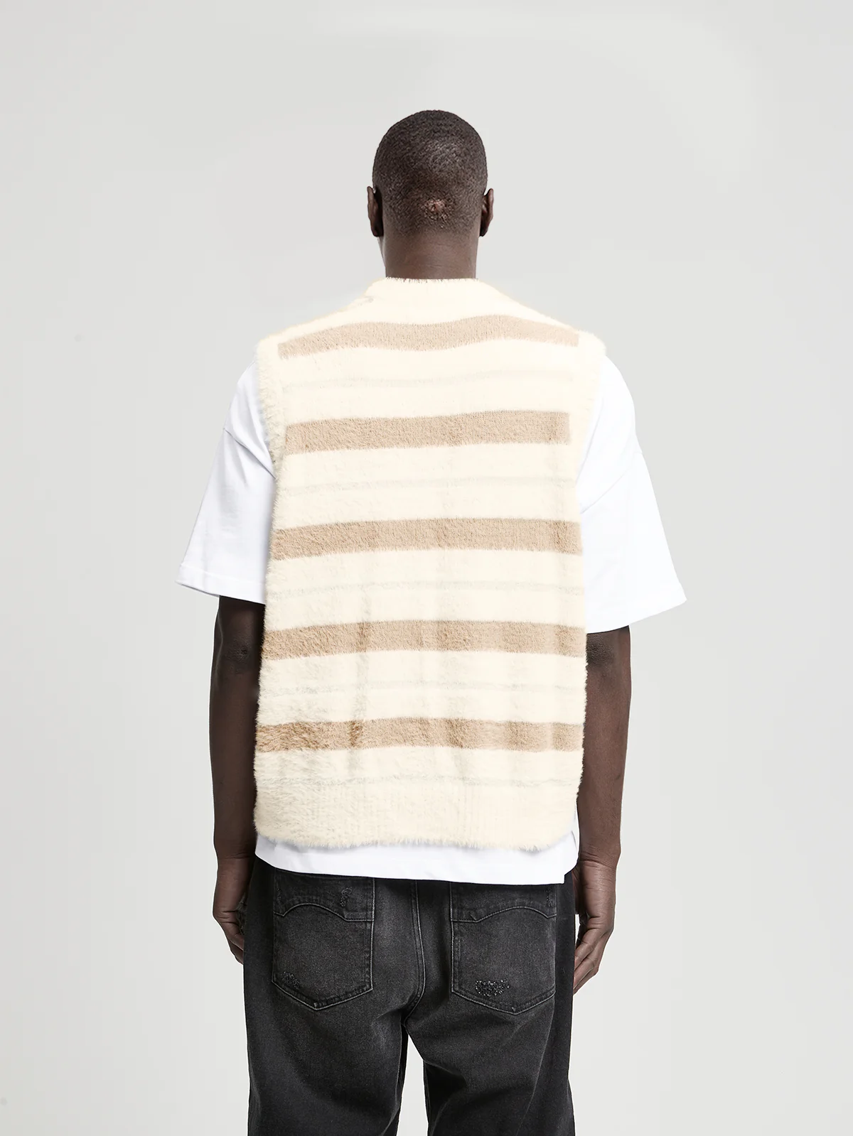 FURRY KNIT PULLUNDER - STRIPED - Image 5