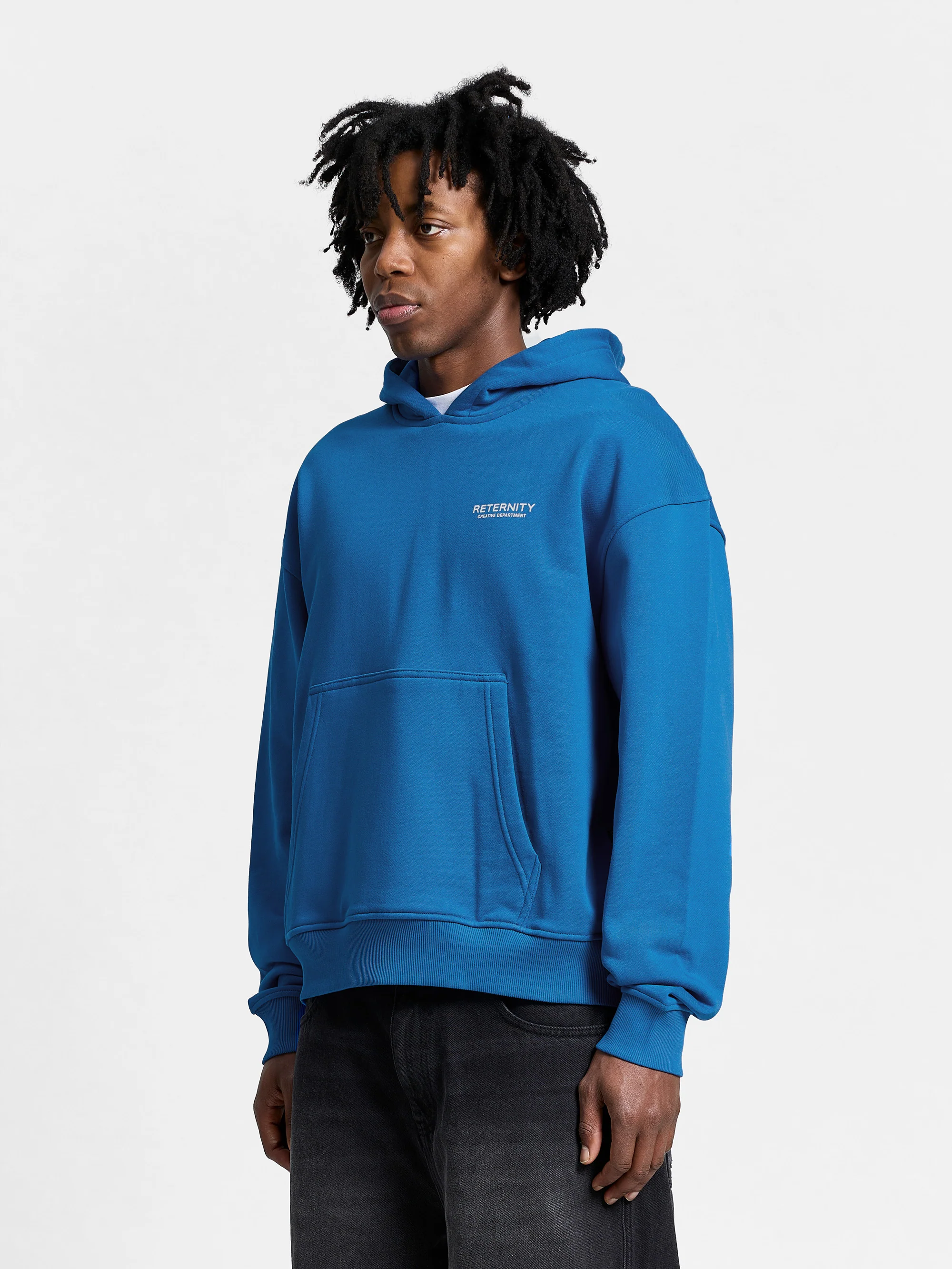 CREATIVE DEPT HOODIE - BLUE - Image 4