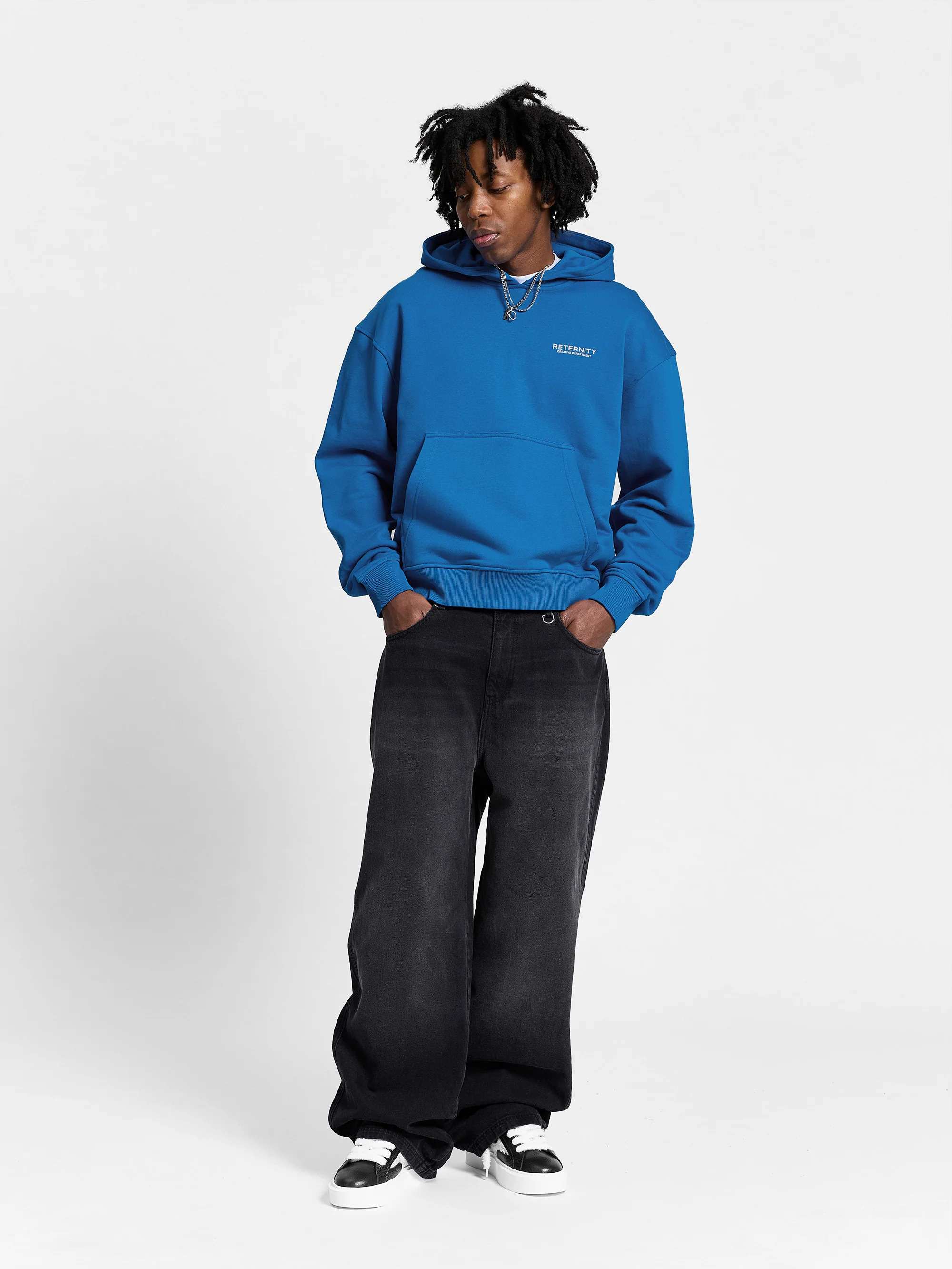CREATIVE DEPT HOODIE - BLUE - Image 9