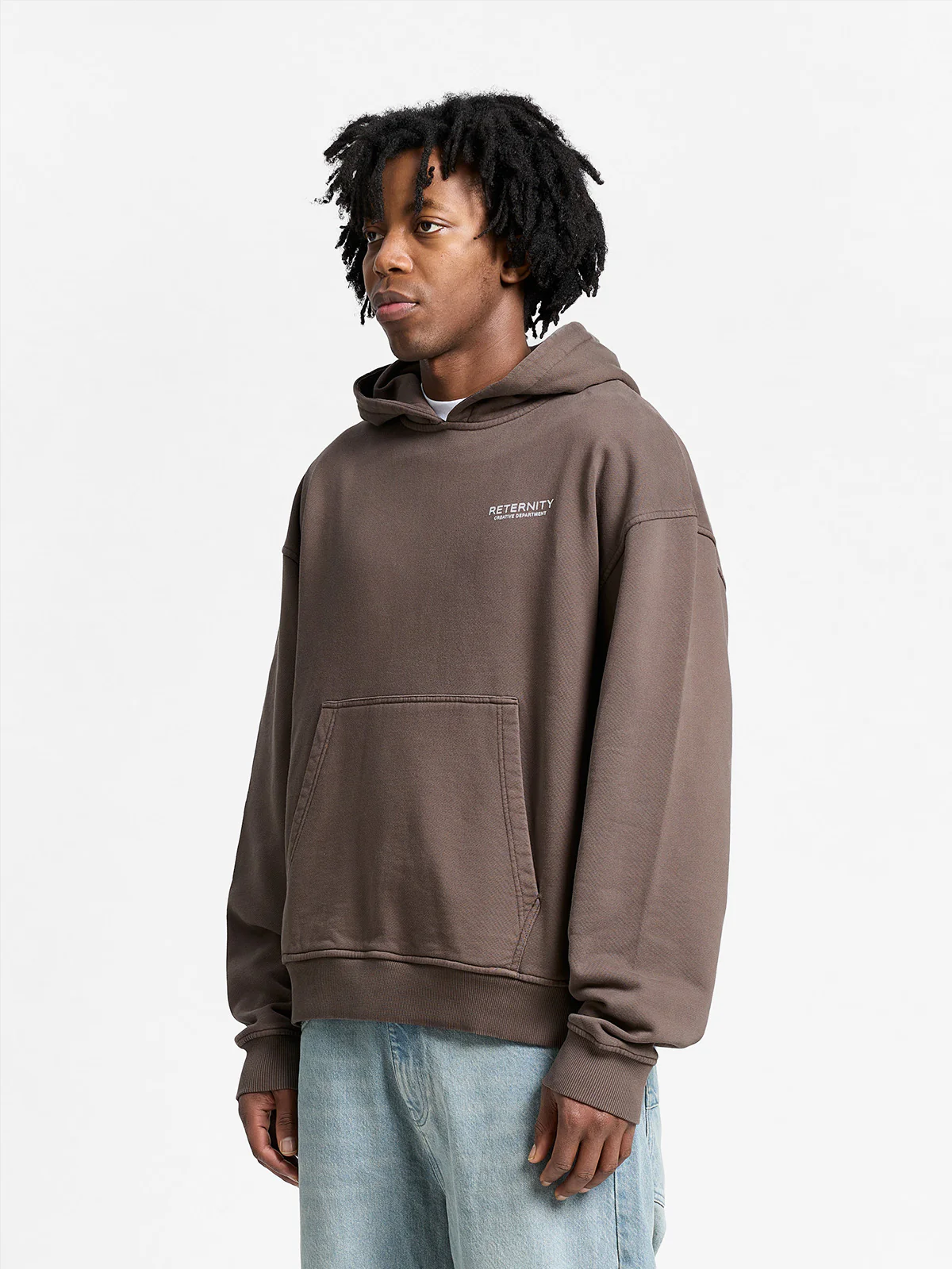 CREATIVE DEPT HOODIE - BROWN - Image 4