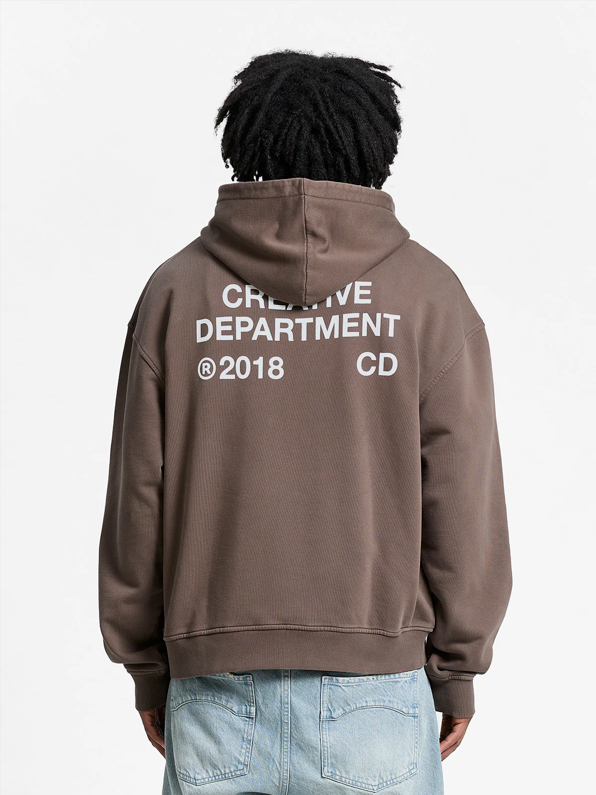 CREATIVE DEPT HOODIE - BROWN - Image 6