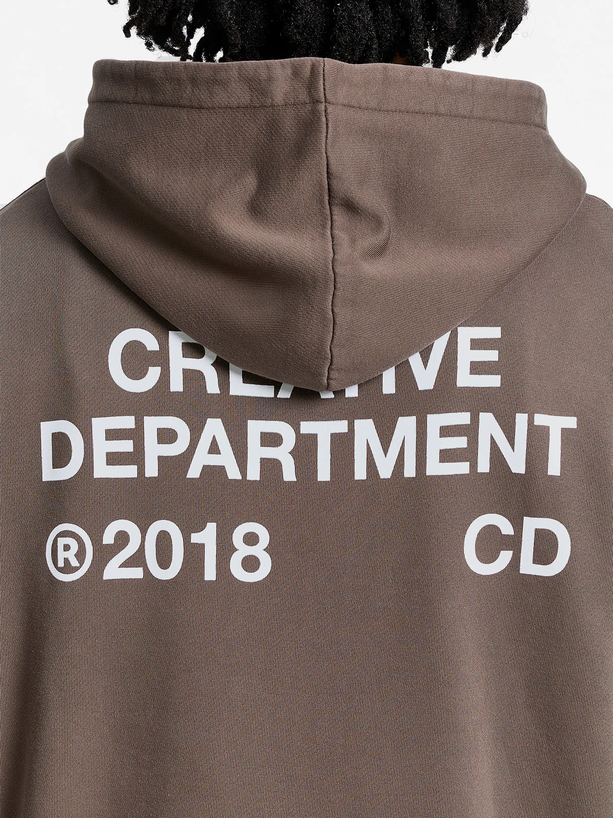 CREATIVE DEPT HOODIE - BROWN - Image 8