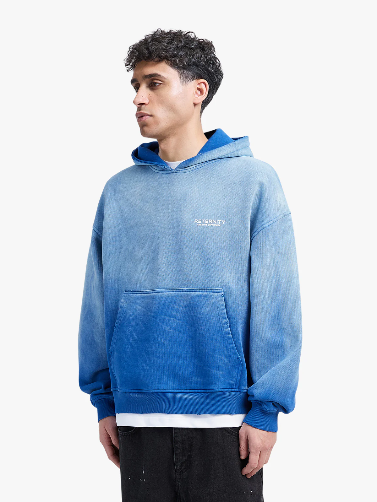 CREATIVE DEPT HOODIE - FADED BLUE - Image 4