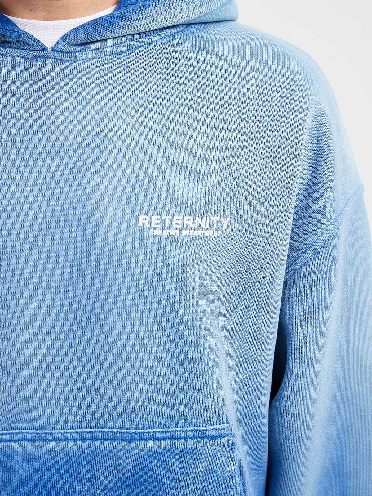 CREATIVE DEPT HOODIE - FADED BLUE - Image 8