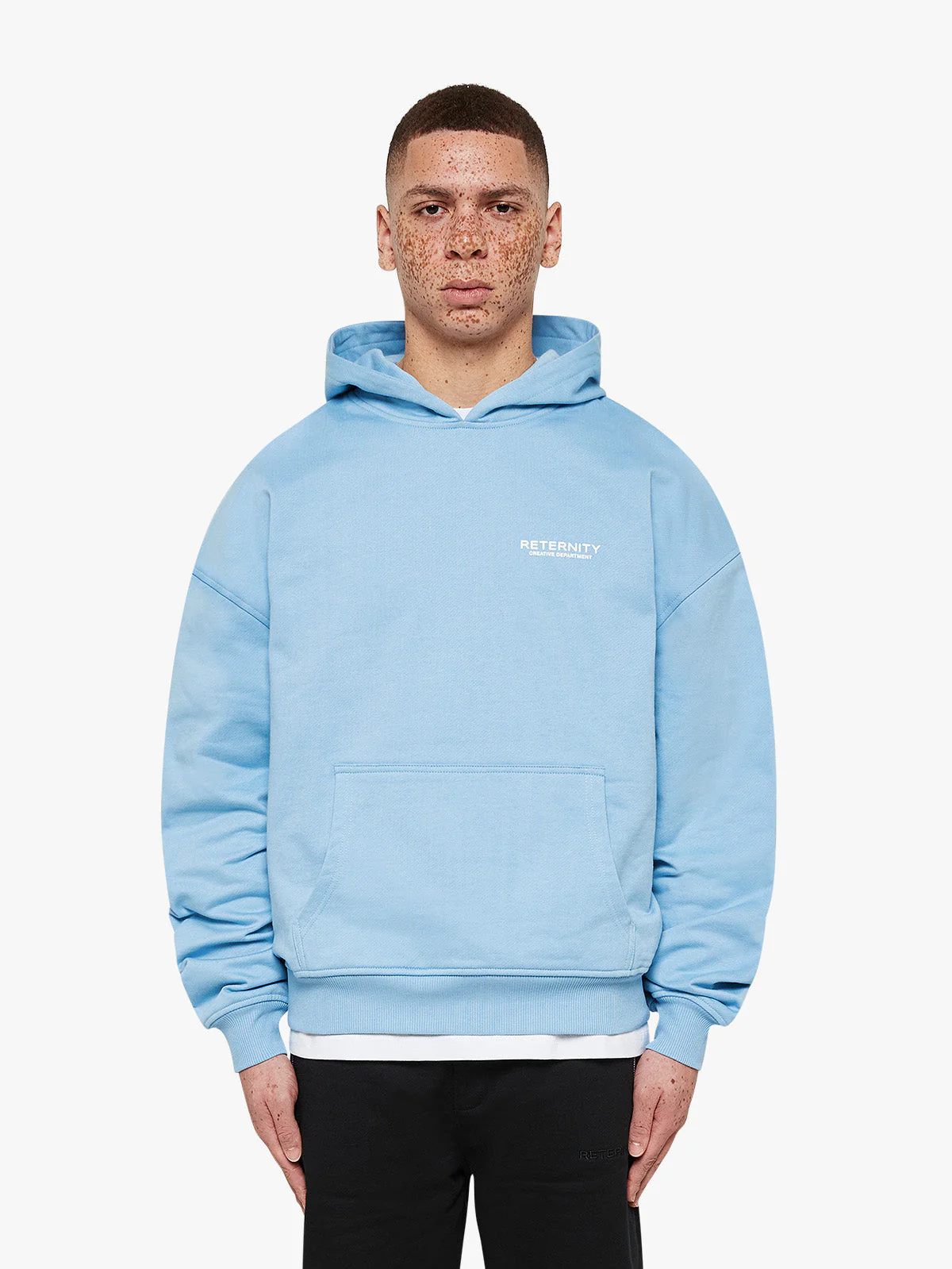 CREATIVE DEPT HOODIE - LIGHT BLUE - Image 3