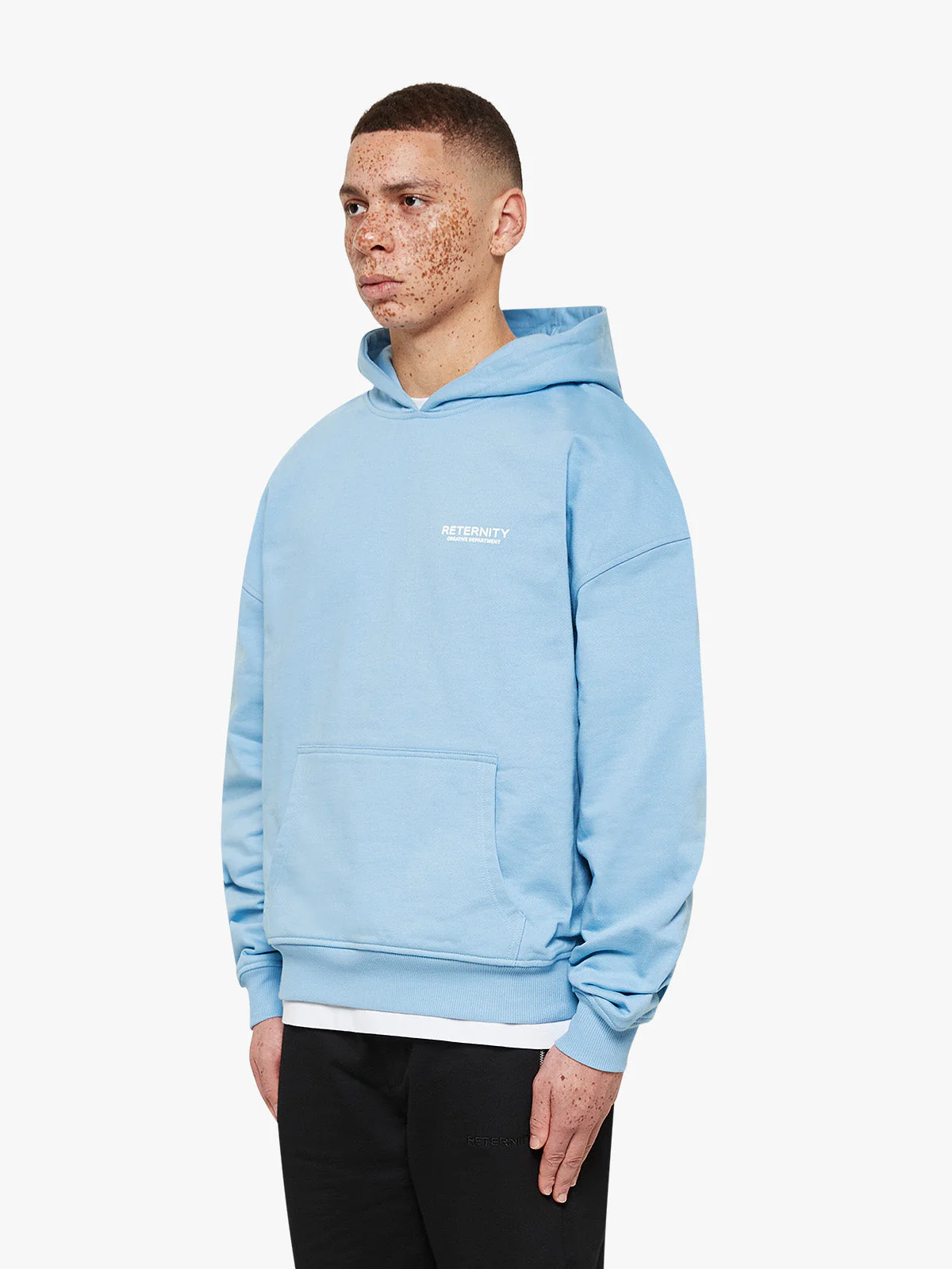 CREATIVE DEPT HOODIE - LIGHT BLUE - Image 4