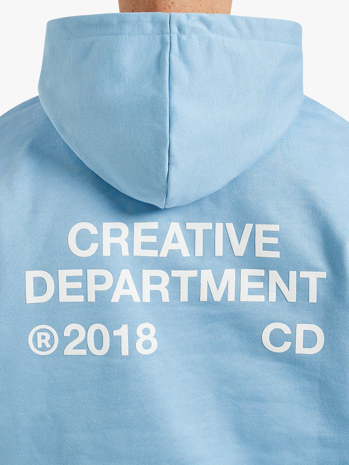 CREATIVE DEPT HOODIE - LIGHT BLUE - Image 7