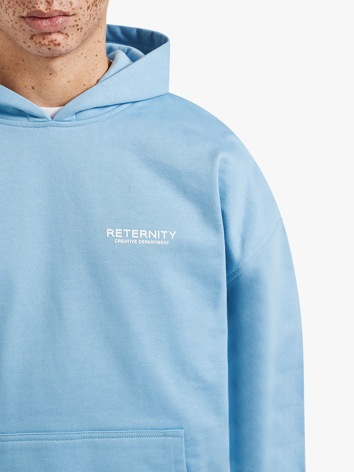 CREATIVE DEPT HOODIE - LIGHT BLUE - Image 8