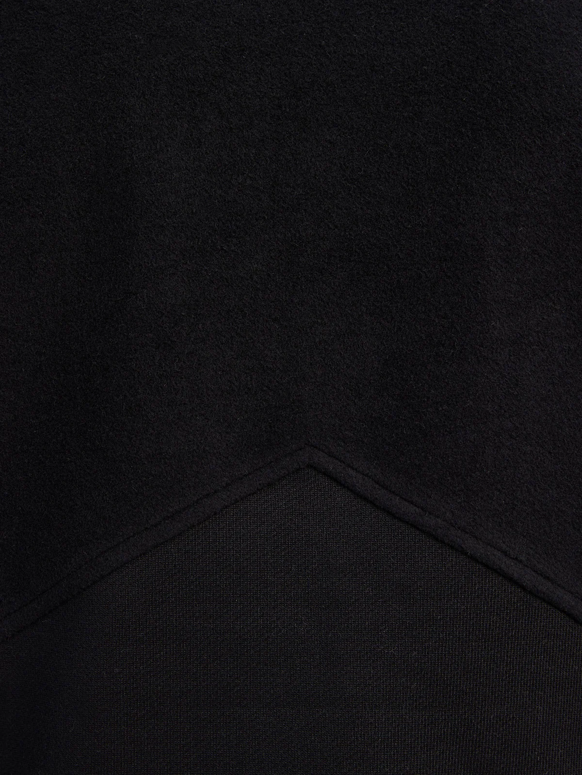 INSIDE OUT HALF ZIP HOODIE - BLACK - Image 8