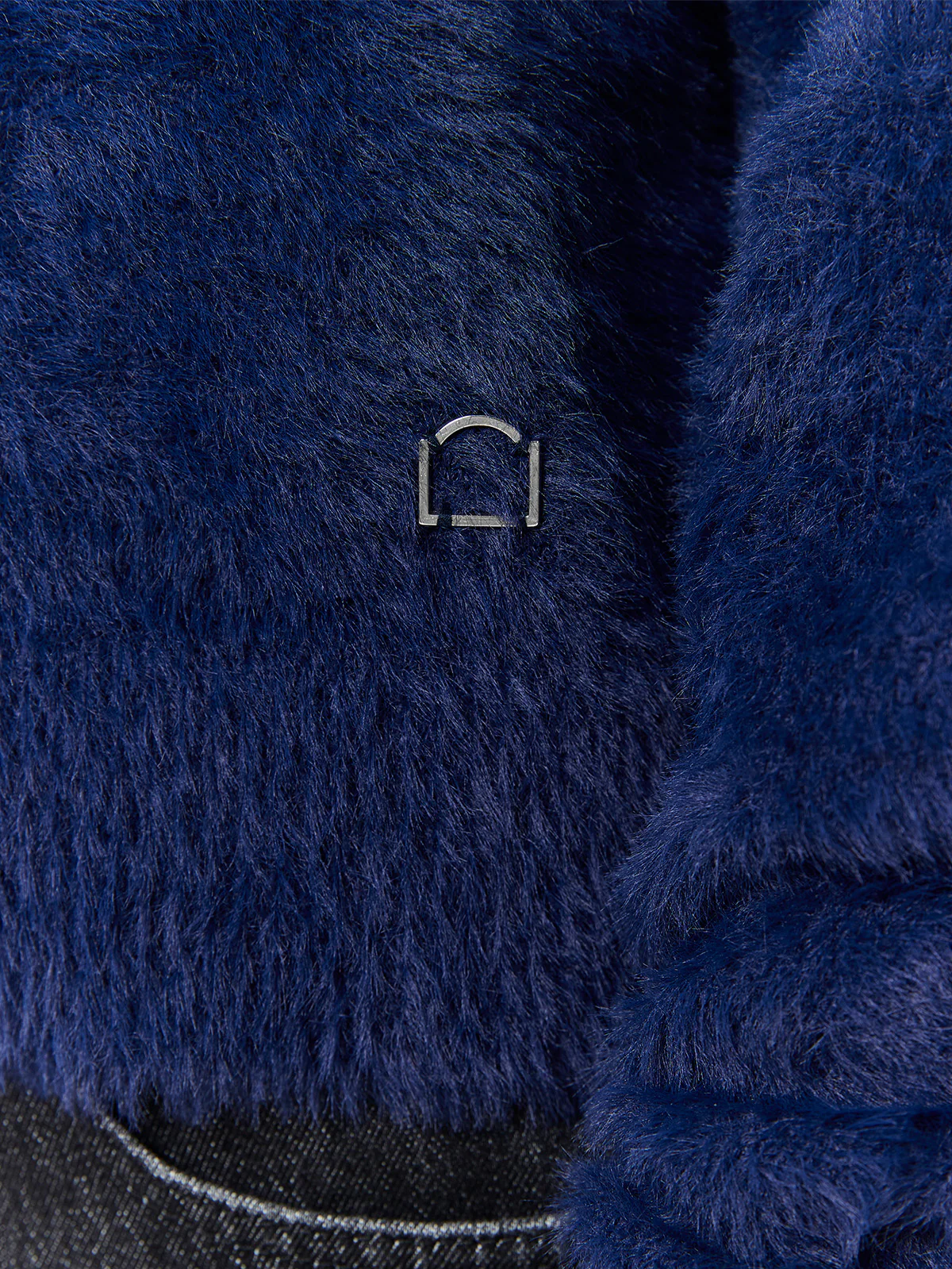INTERWOVEN FURRY KNIT - BLUE - Image 7