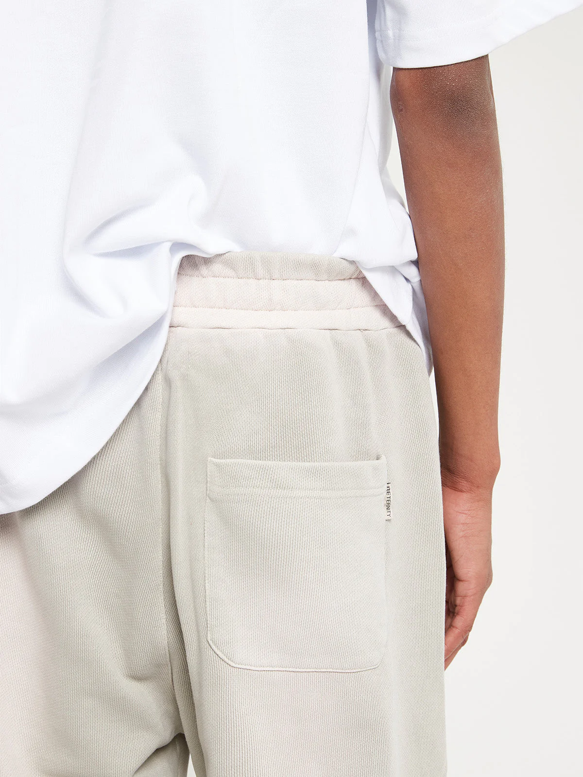 JOGGER PANTS - FADED CREAM - Image 8