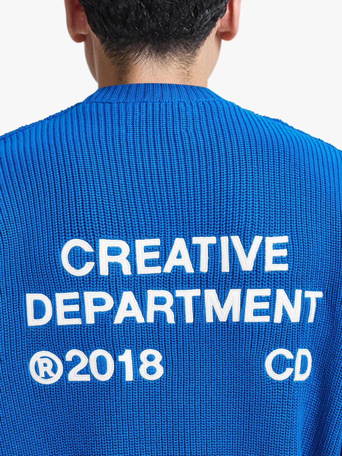 CREATIVE DEPT KNIT SWEATER - BLUE - Image 8