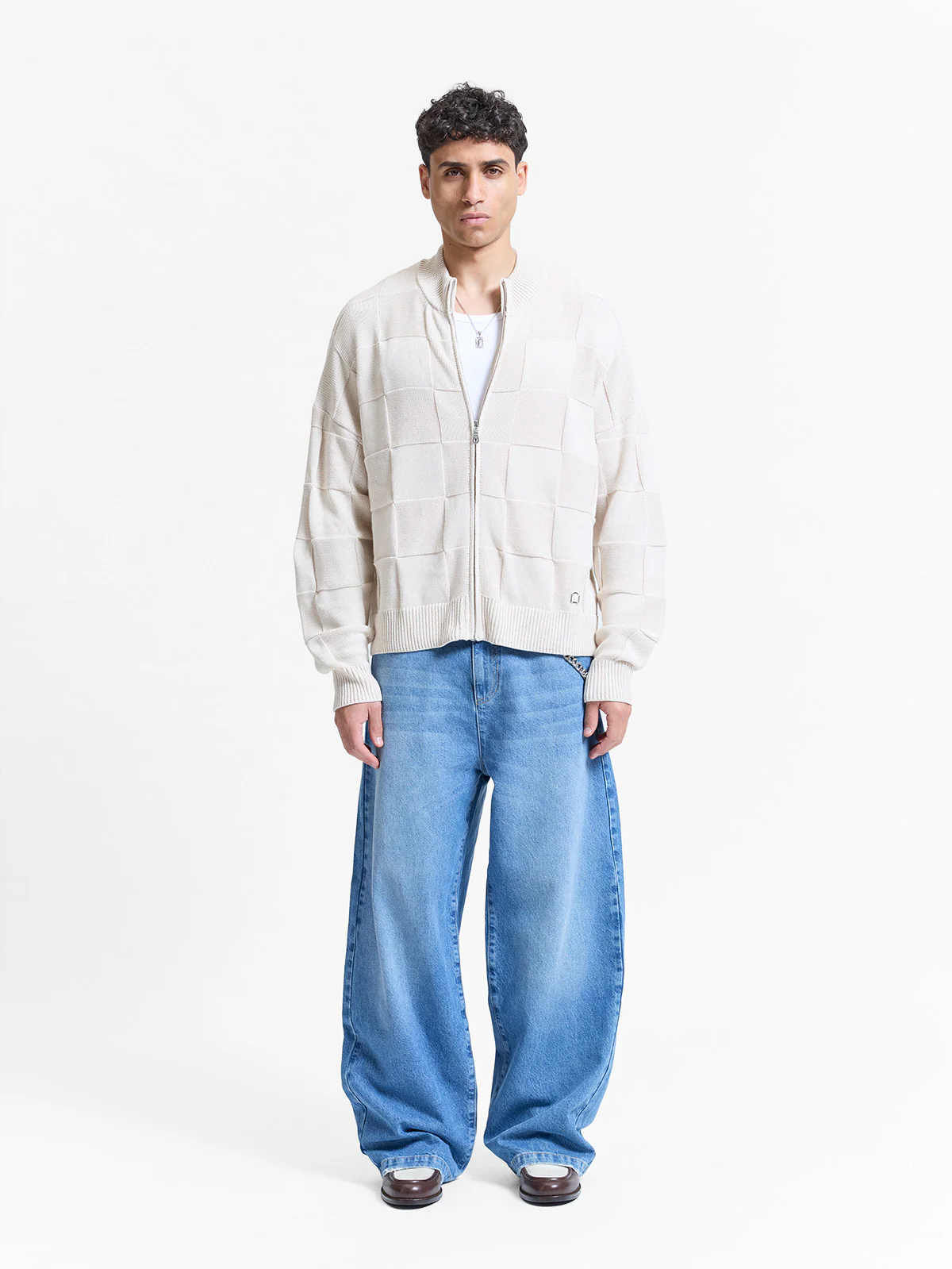 L’OUVRAGE KNIT JACKET - BEIGE - Image 6