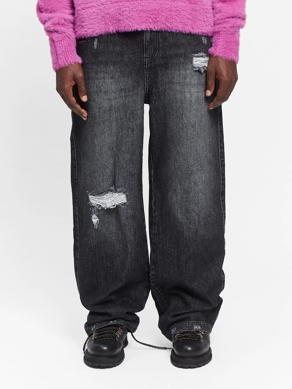 LAYERED DENIM - WASHED GREY - Image 2