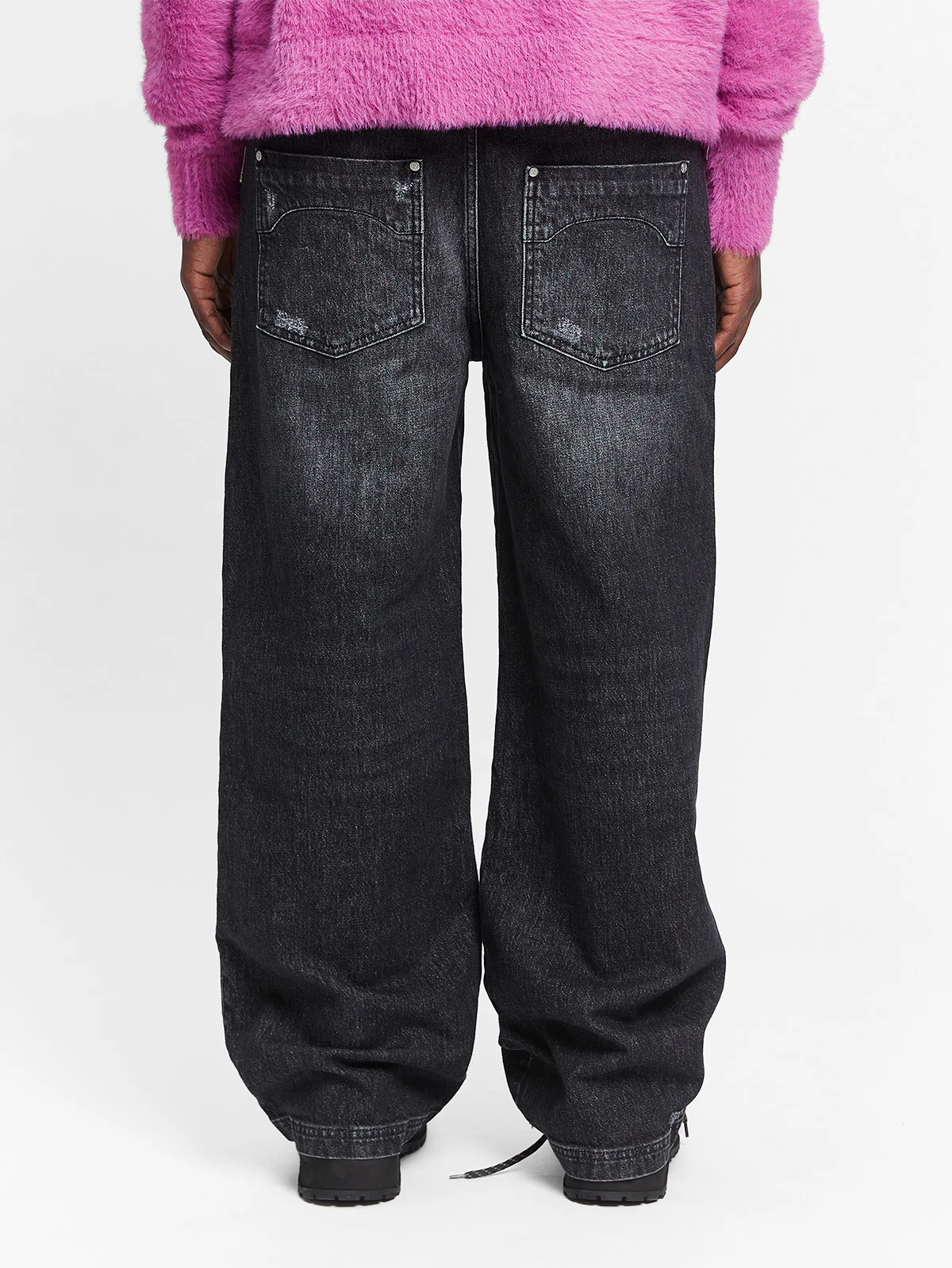 LAYERED DENIM - WASHED GREY - Image 5