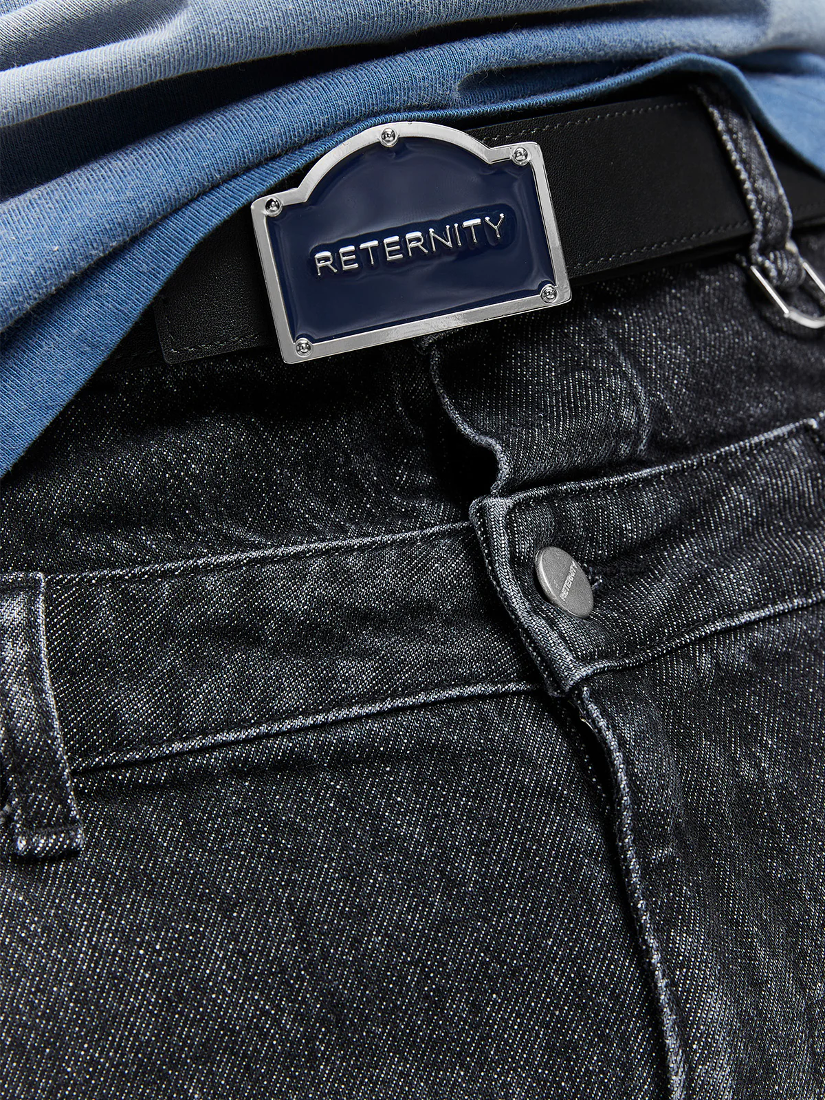 LAYERED JORTS - WASHED GREY - Image 10