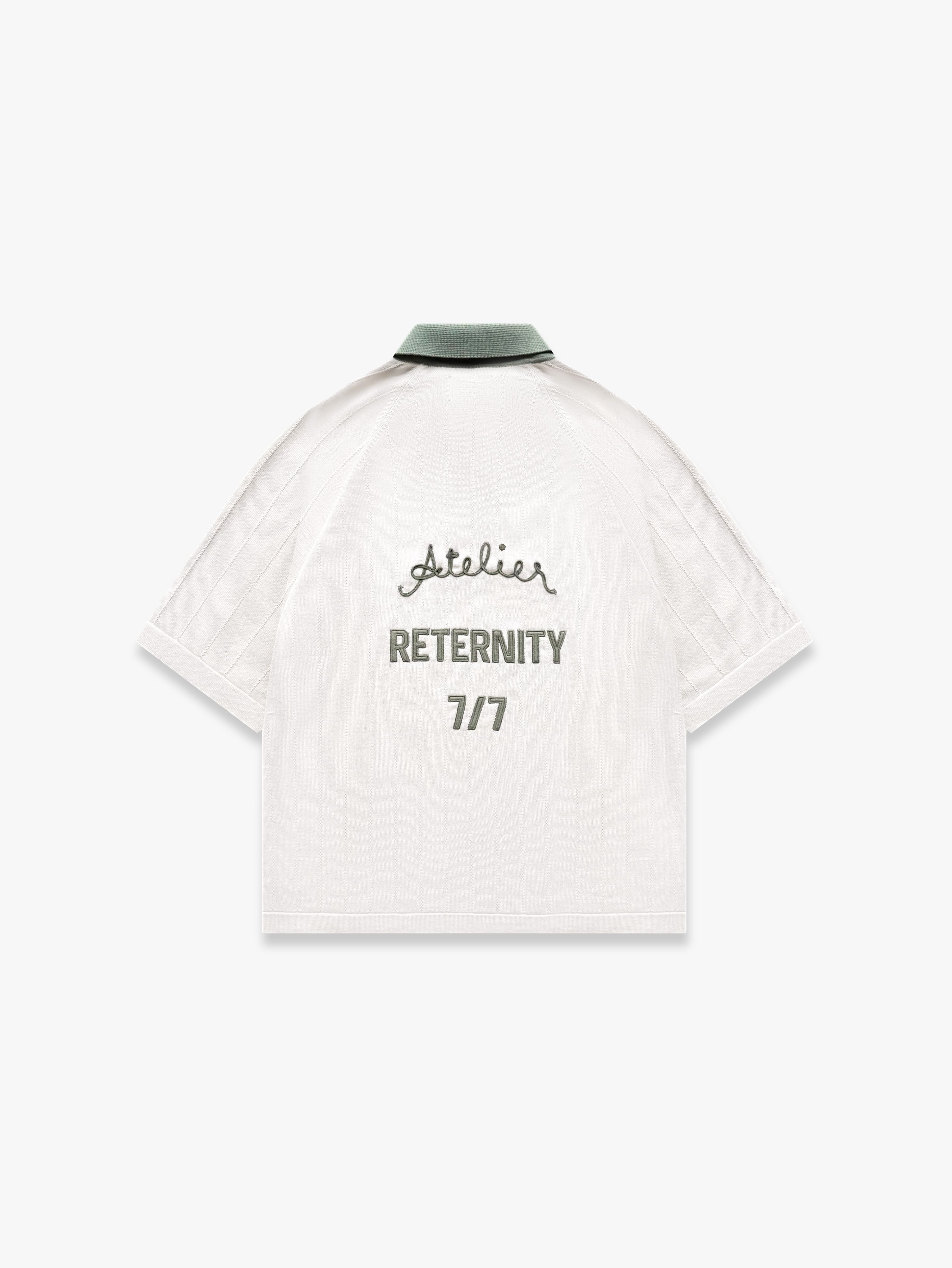 LE PROGRES KNIT POLO - CREAM - Image 2